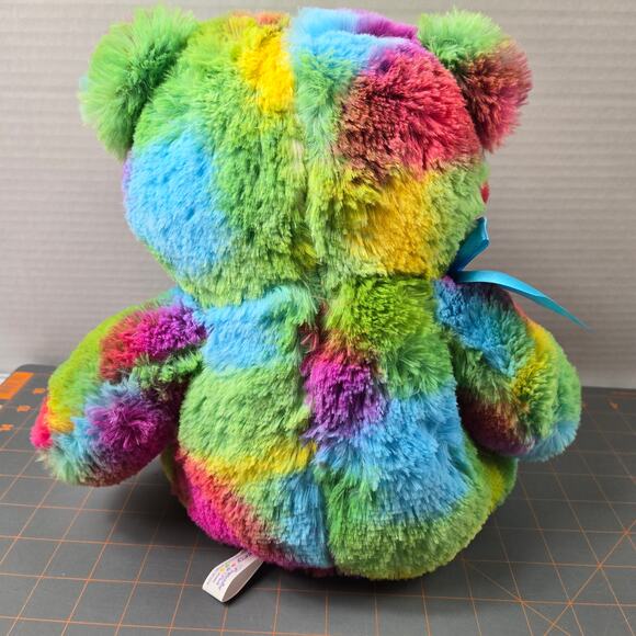 Breezy Progressive Plush Tie Dye Bear with Bow 2016 style 290881 - Picture 3 of 15